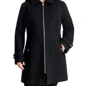 Michael Kors Women’s Plus Size Hooded coat